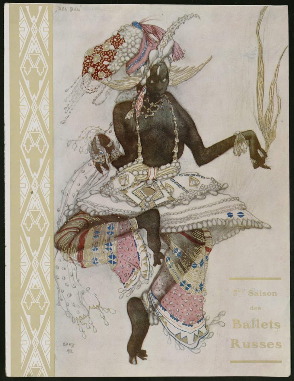 Ballets Russes için Hatıra programının başlık sayfası by Leon Bakst