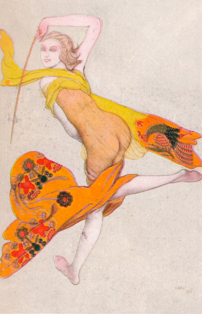 Dans Eden Bir Köle, 1922, 1923 by Leon Bakst