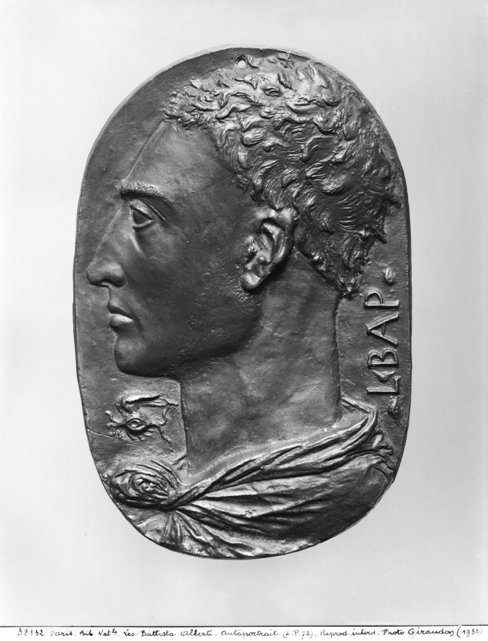 Madalyon Otoportre (bronz) by Leon Battista Alberti