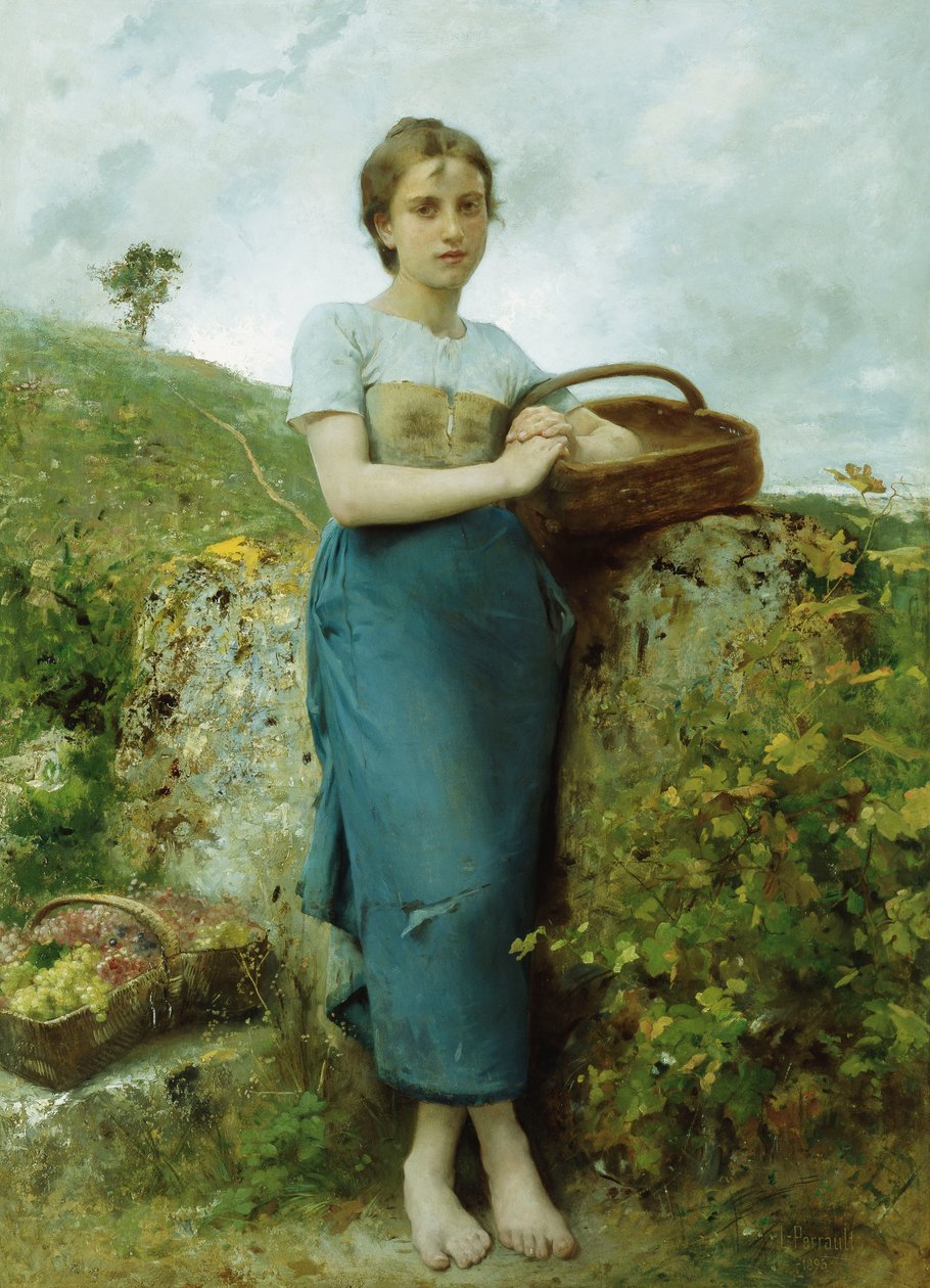 Üzüm Toplayıcı, 1895 by Leon Bazile Perrault