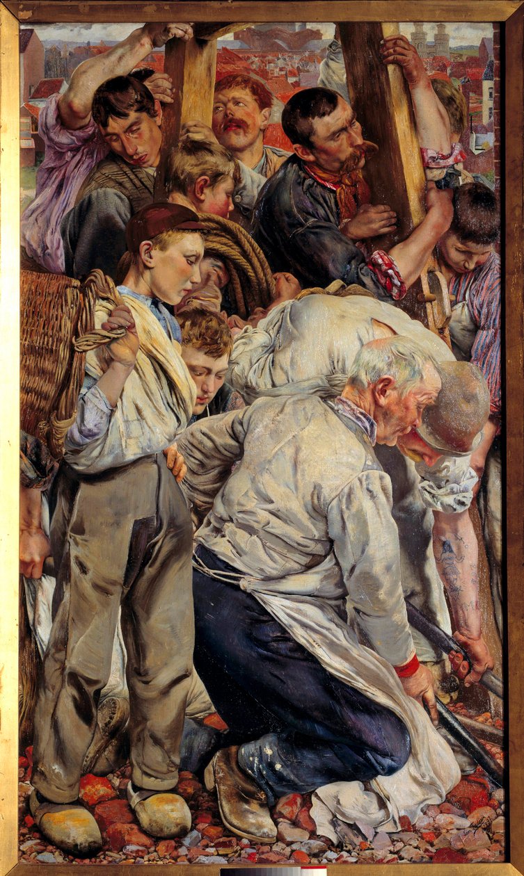 Sosyal Gerçekçilik: “” İşçi Çağları” Leon Henri Frederic (1856-1940) (ec.belg) 1897 Sun