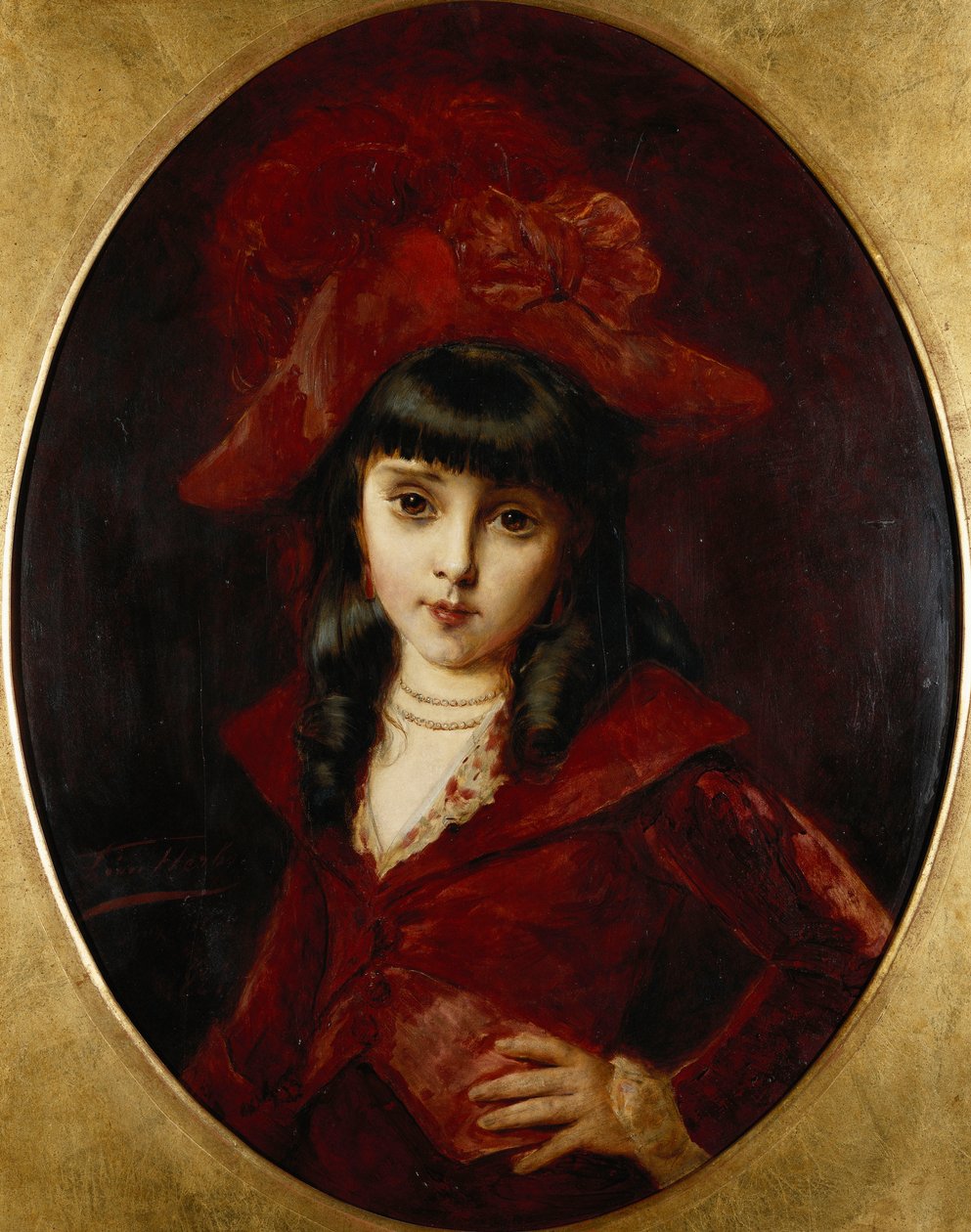 Kırmızı Elbise, 1881 by Leon Herbo