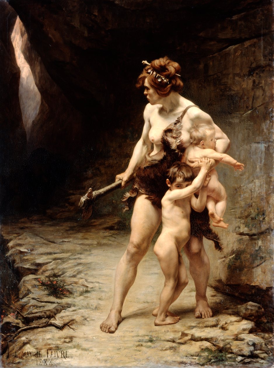İki Anne İki Anne, 1888 by Leon Maxime Faivre