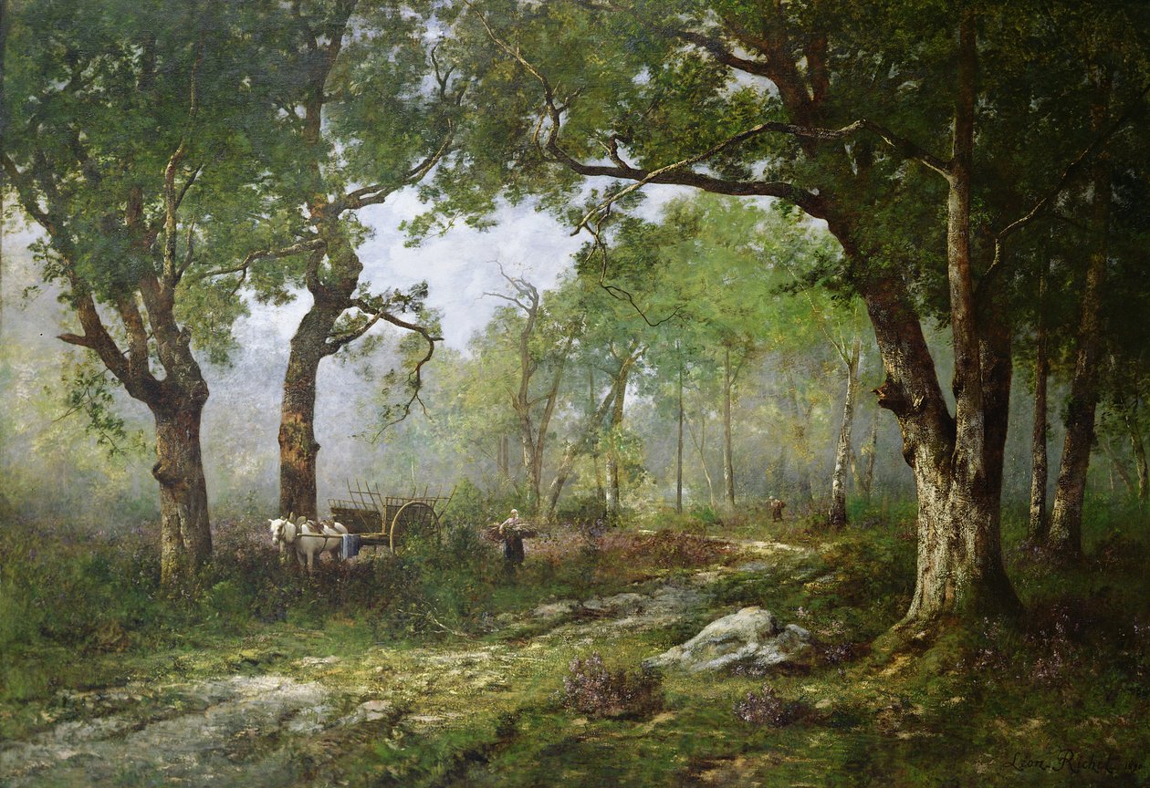 Fontainebleau Ormanı by Leon Richet