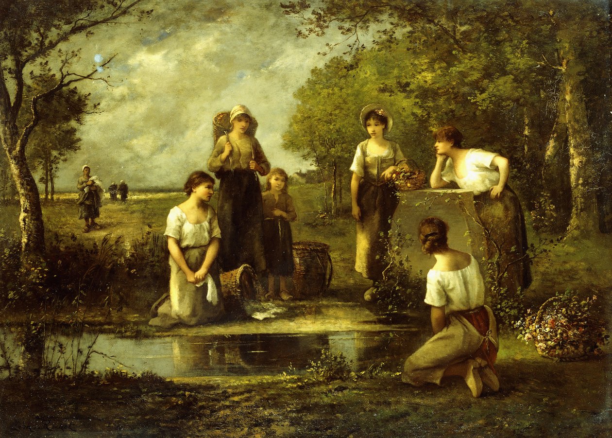çamaşırcılar, by Leon Richet