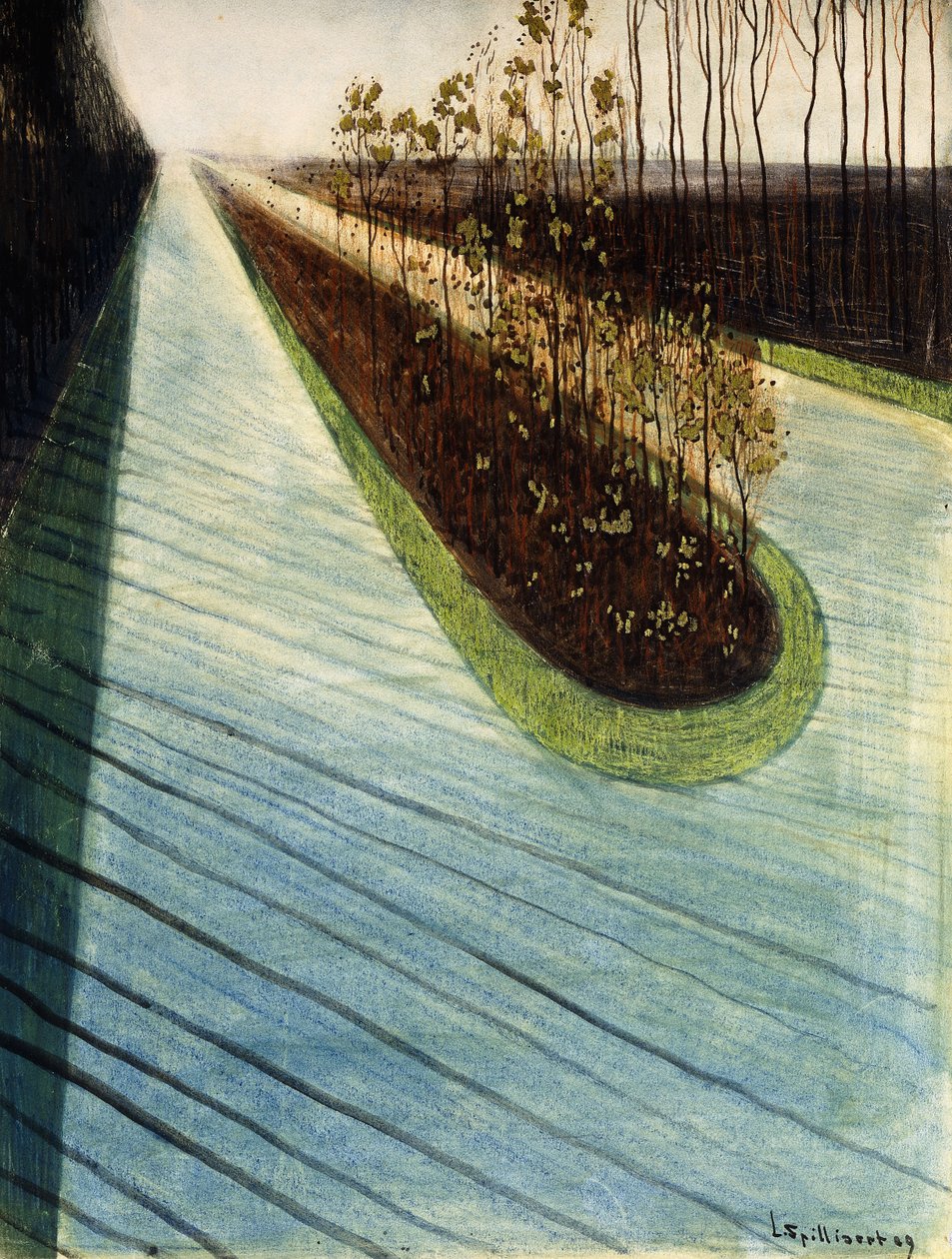 Avenue de la Reine - Kraliçe Caddesi by Leon Spilliaert