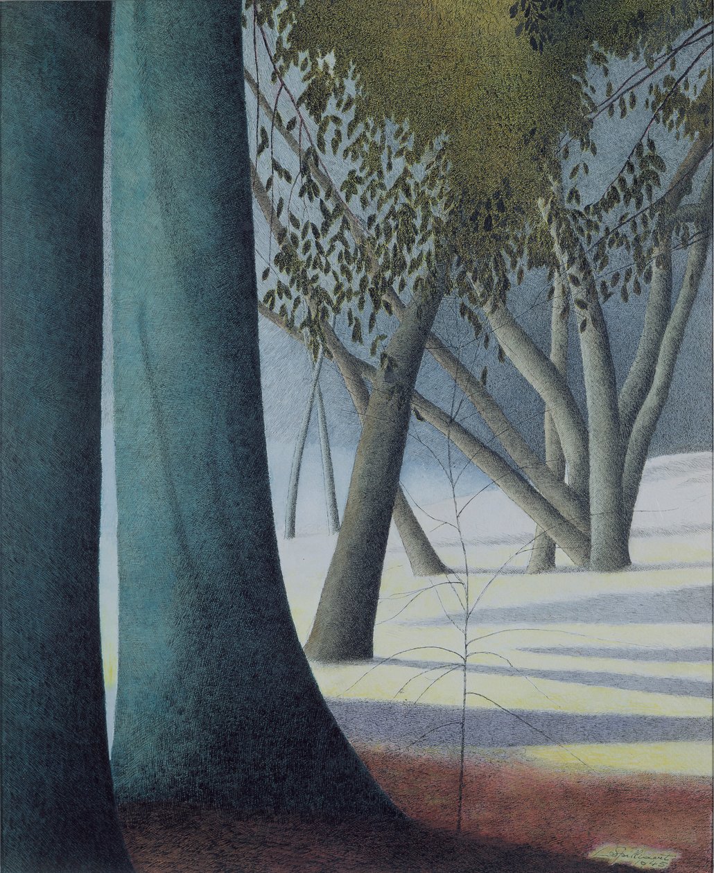 kayın gövdeleri by Leon Spilliaert
