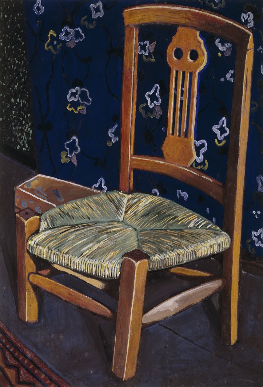 Madeleine'in Sandalyesi; La Chaise de Madeleine - Madeleine'in sandalyesi, 1925 dolayları (kart üzerine guaş) by Leon Spilliaert