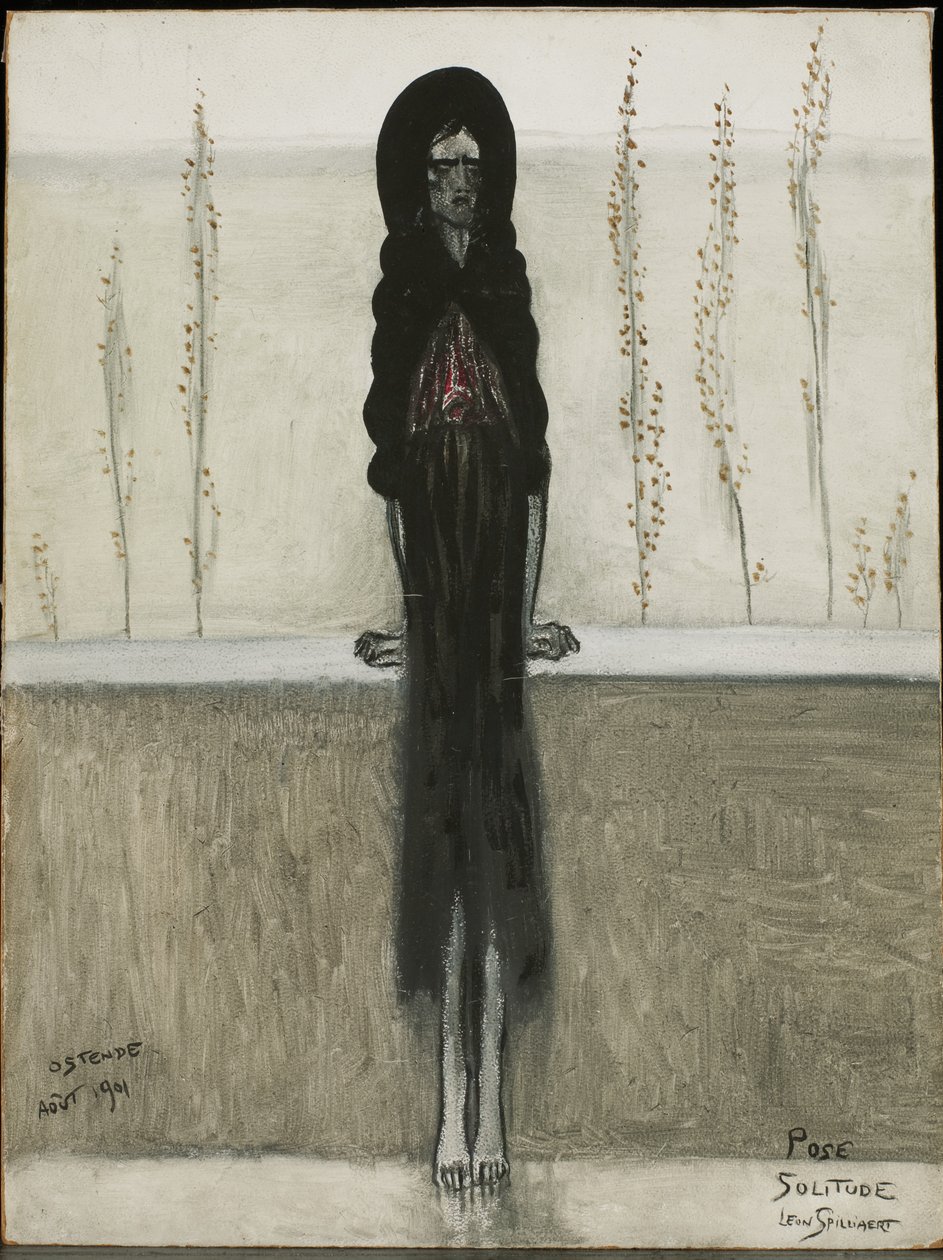 poz, yalnızlık by Leon Spilliaert