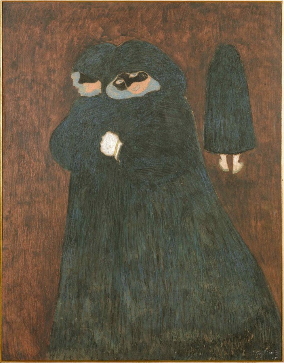 Dominos, 1913. by Leon Spilliaert