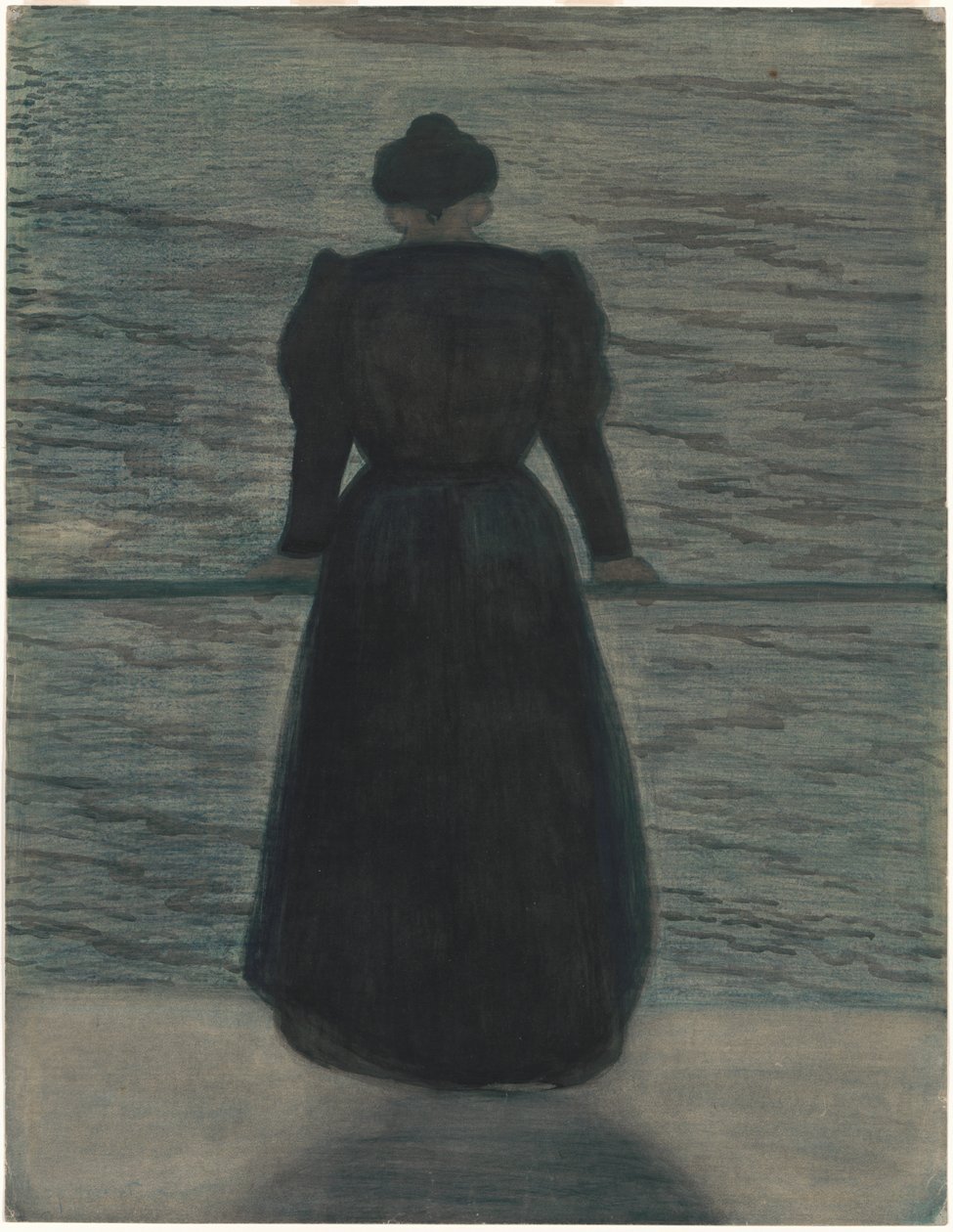 Deniz Kıyısındaki Kadın by Leon Spilliaert