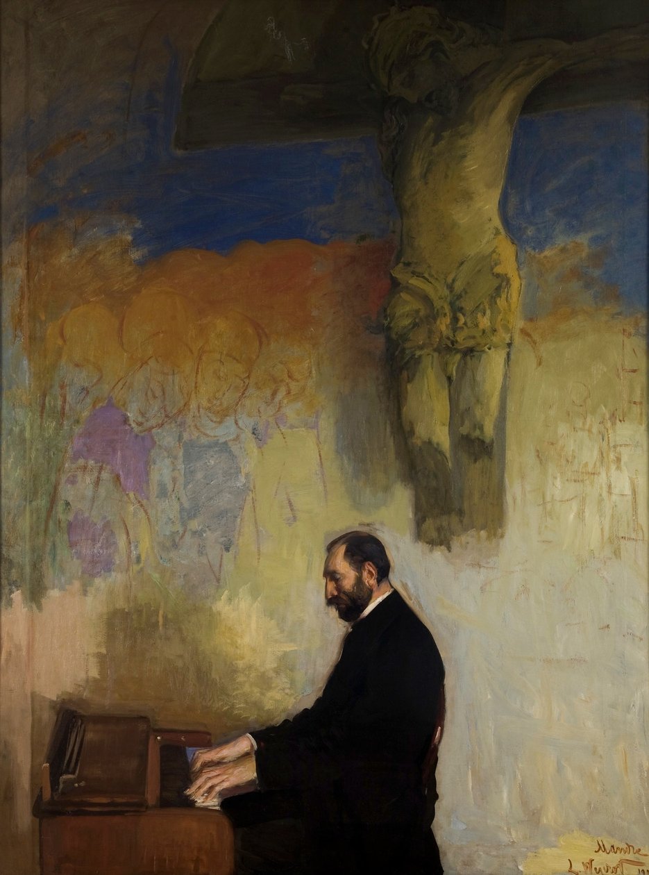 Organ'da Feliks Jasieński'nin (1861-1929) Portresi by Leon Wyczolkowski
