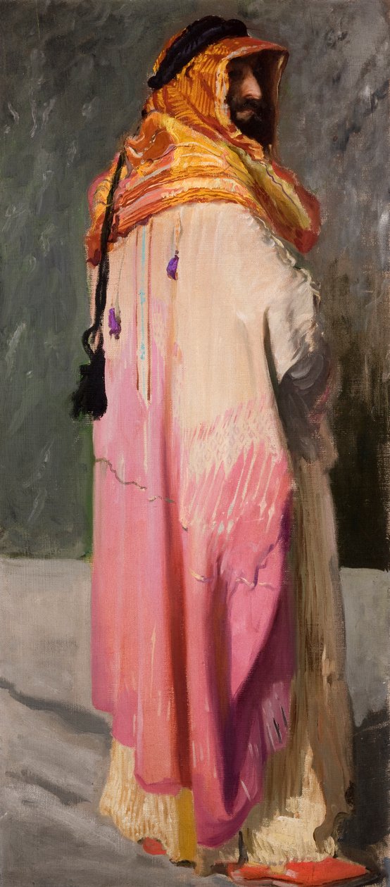Feliks Jasieński'nin Bedevi Kılığına Girmiş Portresi by Leon Wyczolkowski
