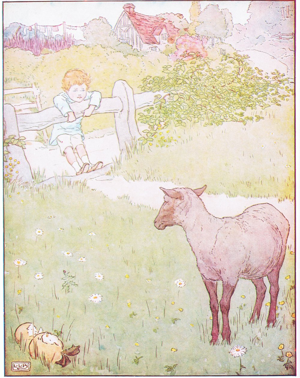 Baa, baa, kara koyun, yünün var mı by Leonard Leslie Brooke
