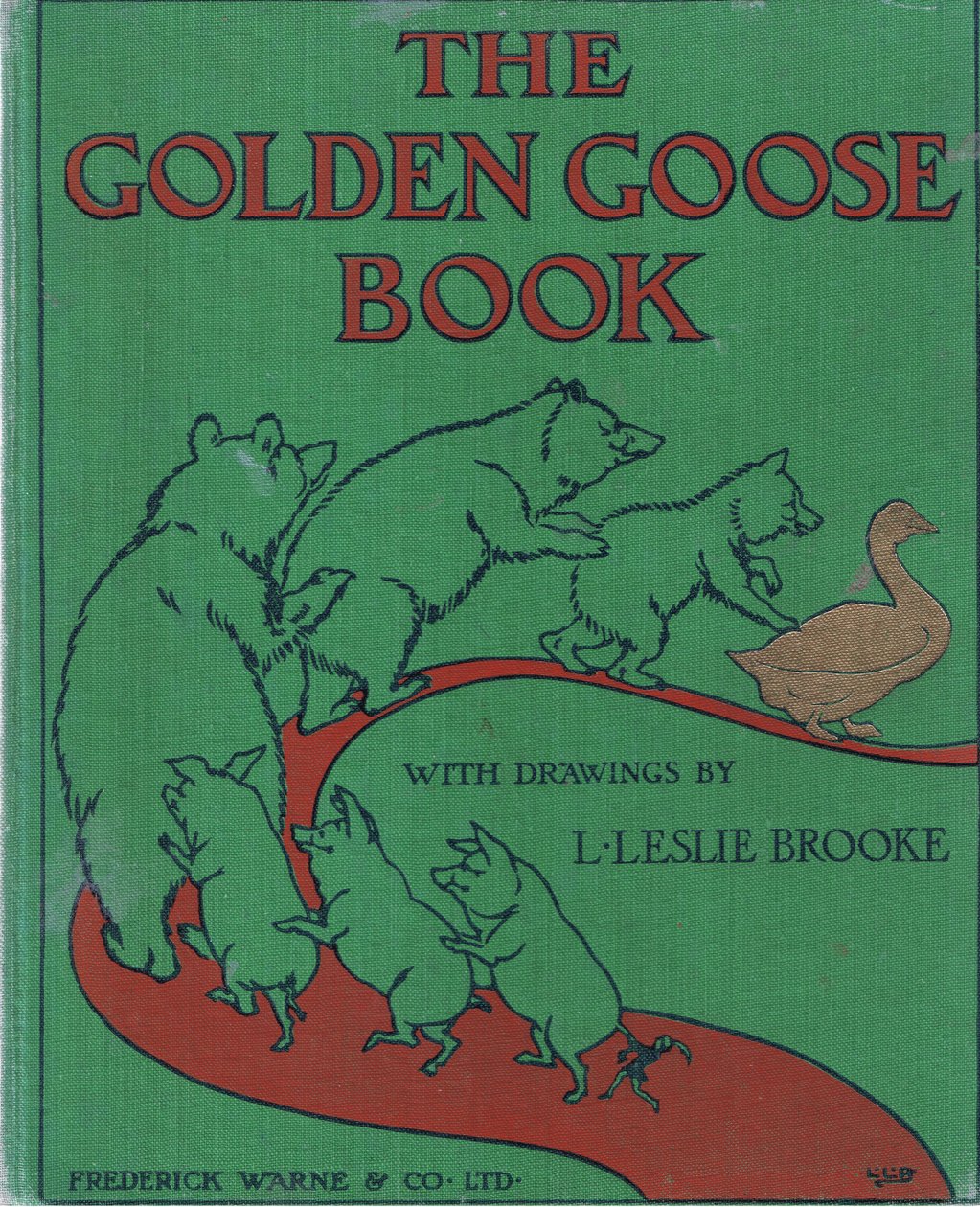 ಮುಂಭಾಗದ ಕವರ್: ಗೋಲ್ಡನ್ ಗೂಸ್ ಬುಕ್ ಟರ್ಕ್ by Leonard Leslie Brooke