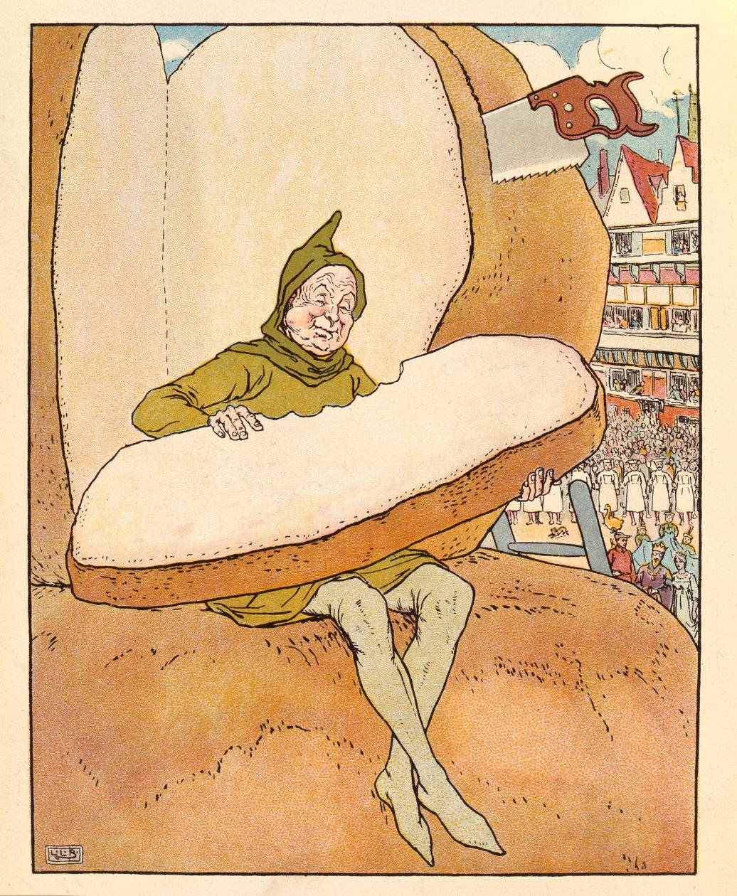 Altın Kazdan İllüstrasyon by Leonard Leslie Brooke