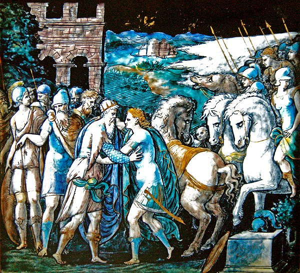 Amazonların kraliçesi Theseus ve Artemis