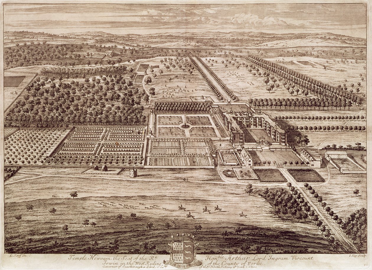 Jan Kip (c.1652-1722) 1702 (gravür) tarafından oyulmuş Doğu