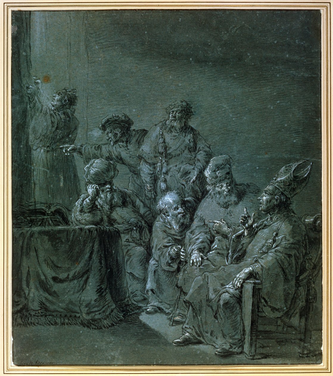 İncil Konusu, 17. yüzyıl. by Leonard Bramer