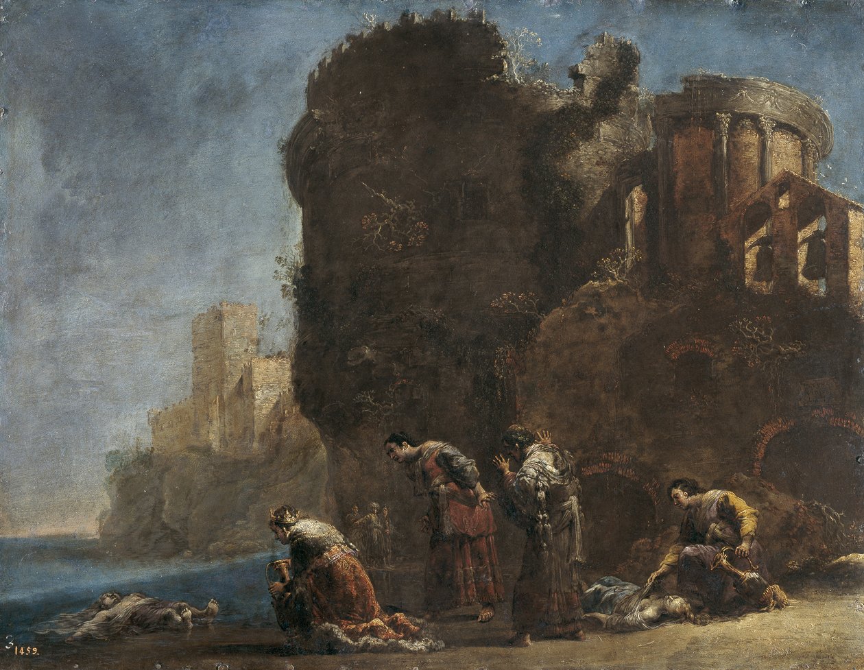 Hekuba yas, c.1630 by Leonard Bramer
