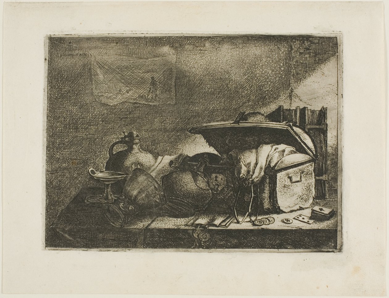 Seyahat Gövdeli Natürmort by Leonard Bramer