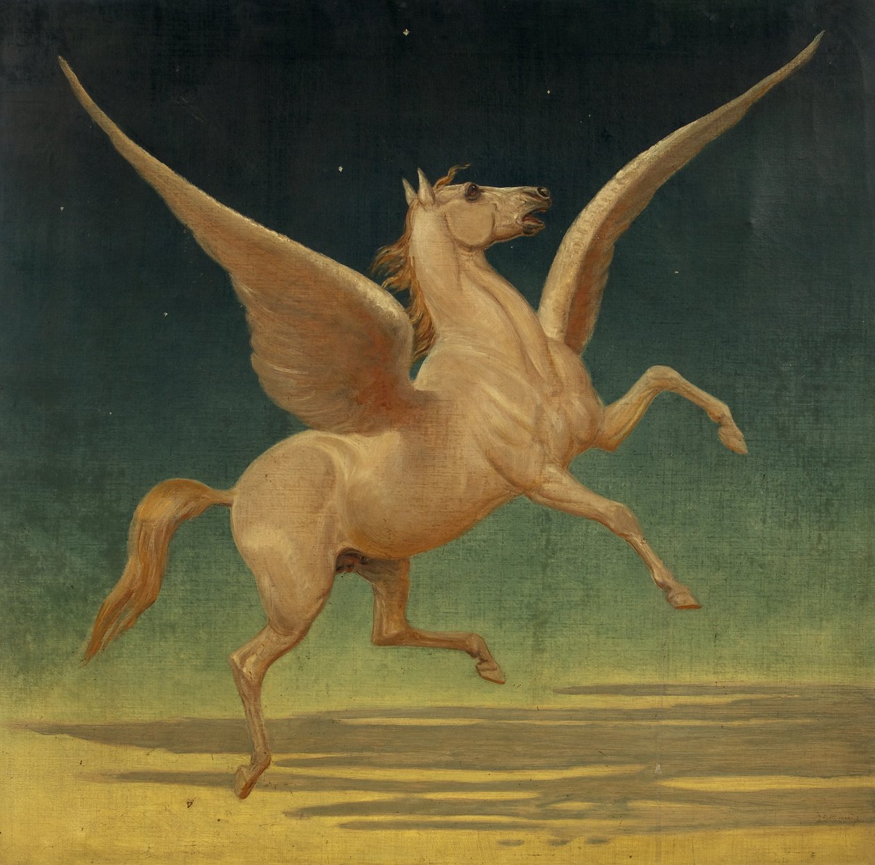 Pegasus (tuval üzerine yağlı boya) by Leonard Cattermole
