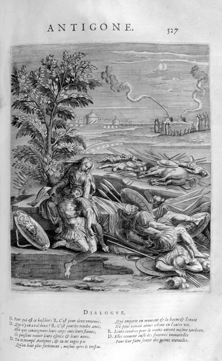 Antigon, 1615 by Leonard Gaultier