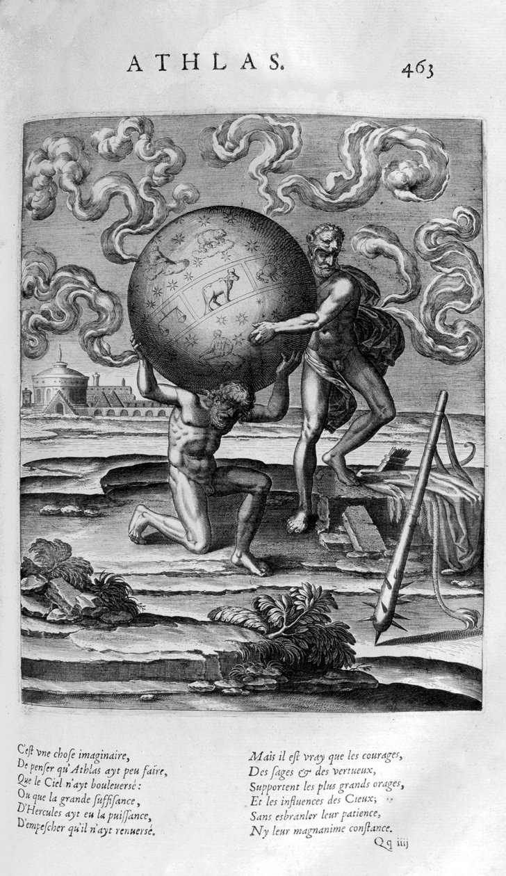 Atlas, 1615 by Leonard Gaultier