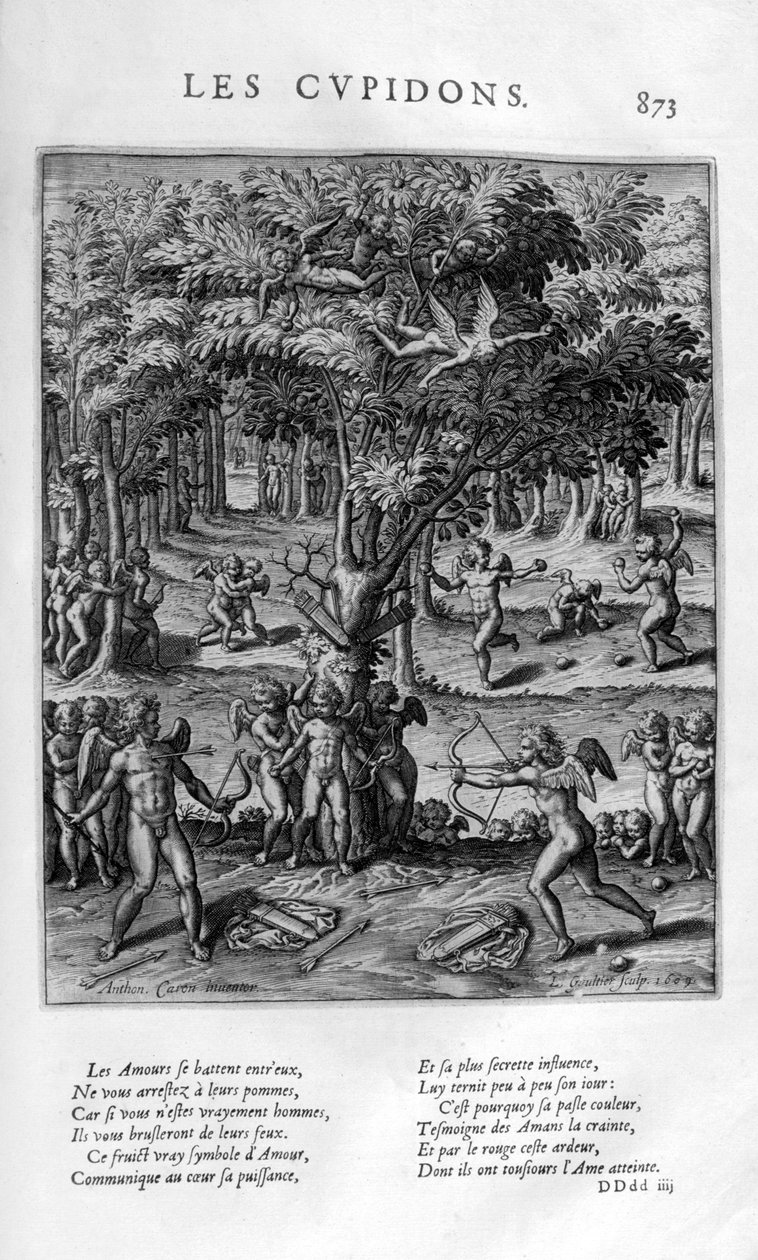 Aşk tanrıları, 1615 by Leonard Gaultier