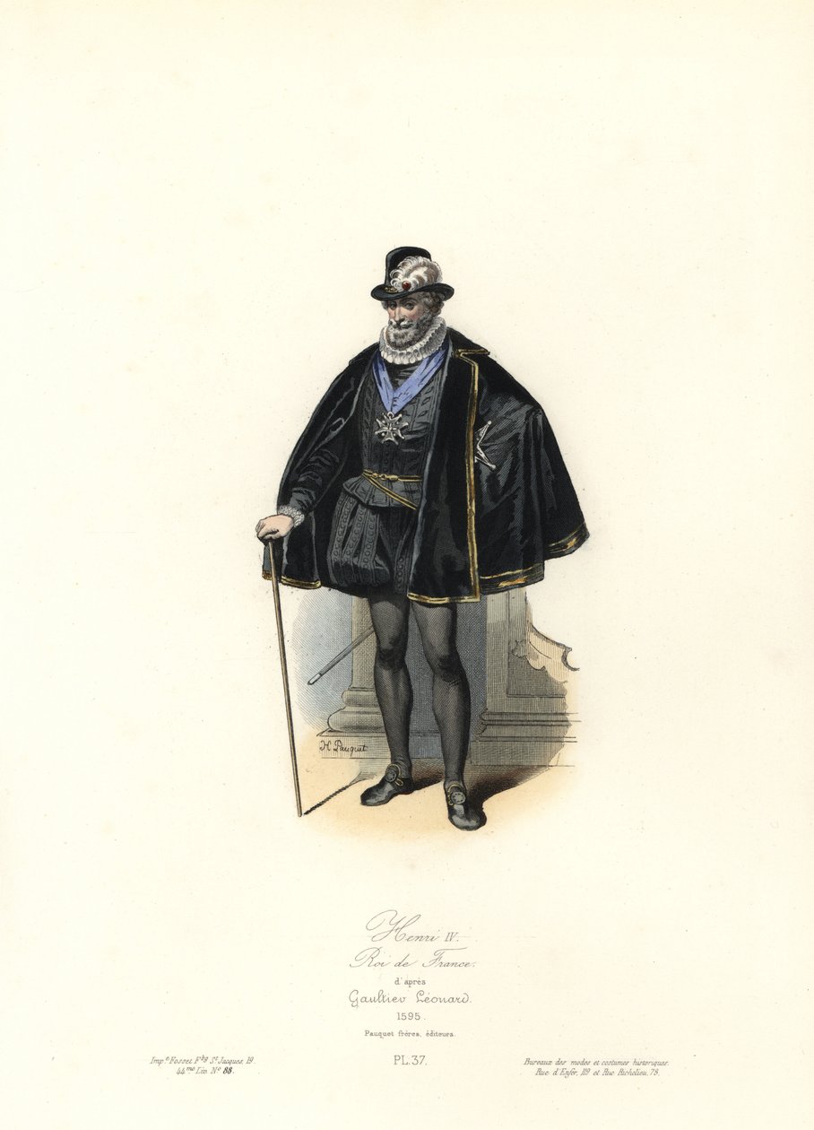 Fransa Kralı IV. Henry by Leonard Gaultier