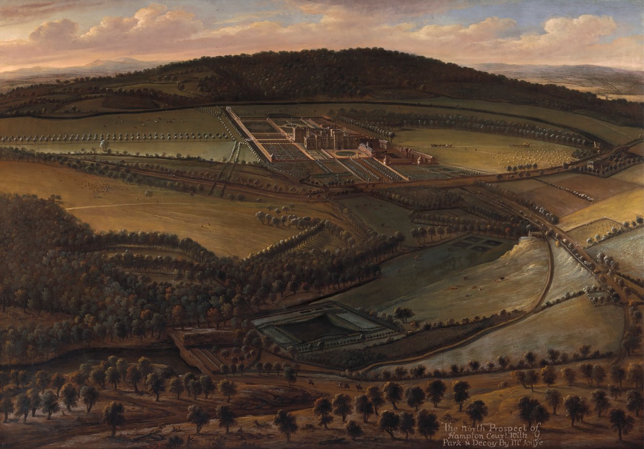 Hampton Court'un Kuzey Beklentisi, Herefordshire by Leonard Knyff