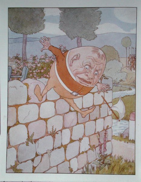 Humpty Dumpty, Lewis Carroll (1832-98) tarafından Londra