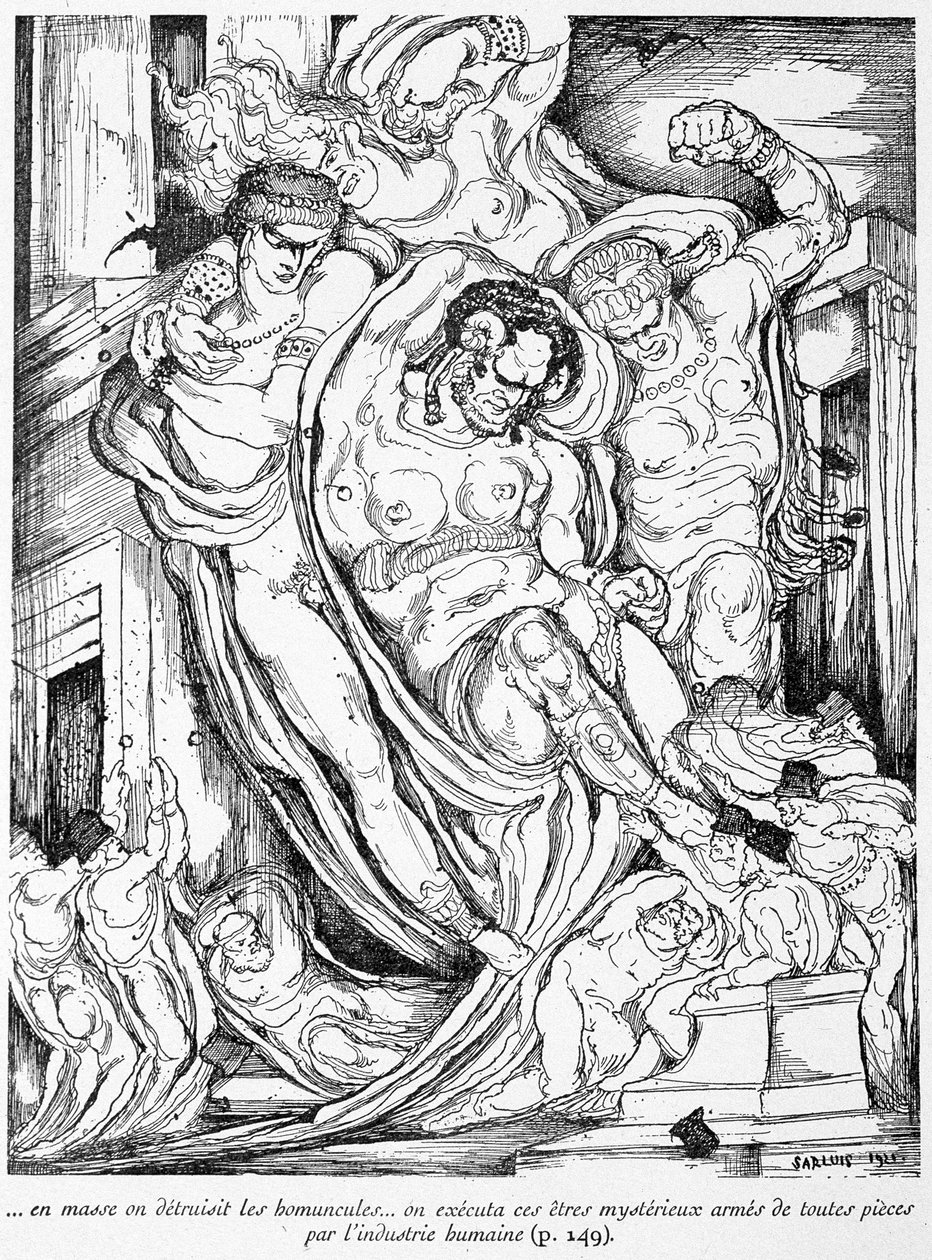 Homuncules kitlesel olarak yok edildi, bu gizemli varlıklar insan endüstrisi tarafından idam edildi - G. de Pawlowski