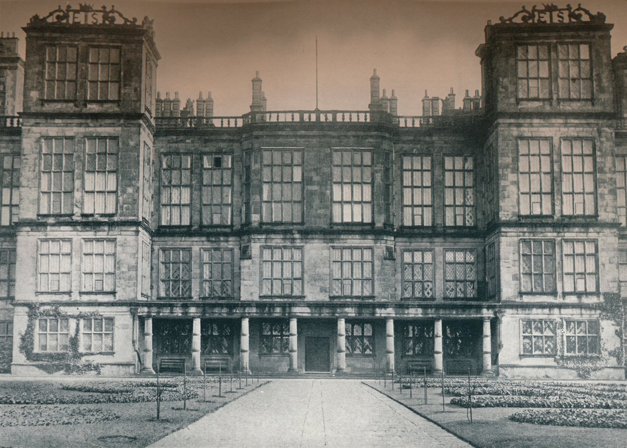 Hardwick Hall, Majestelerinin Koltuğu Devonshire Dükü, c1907 by Leonard Willoughby