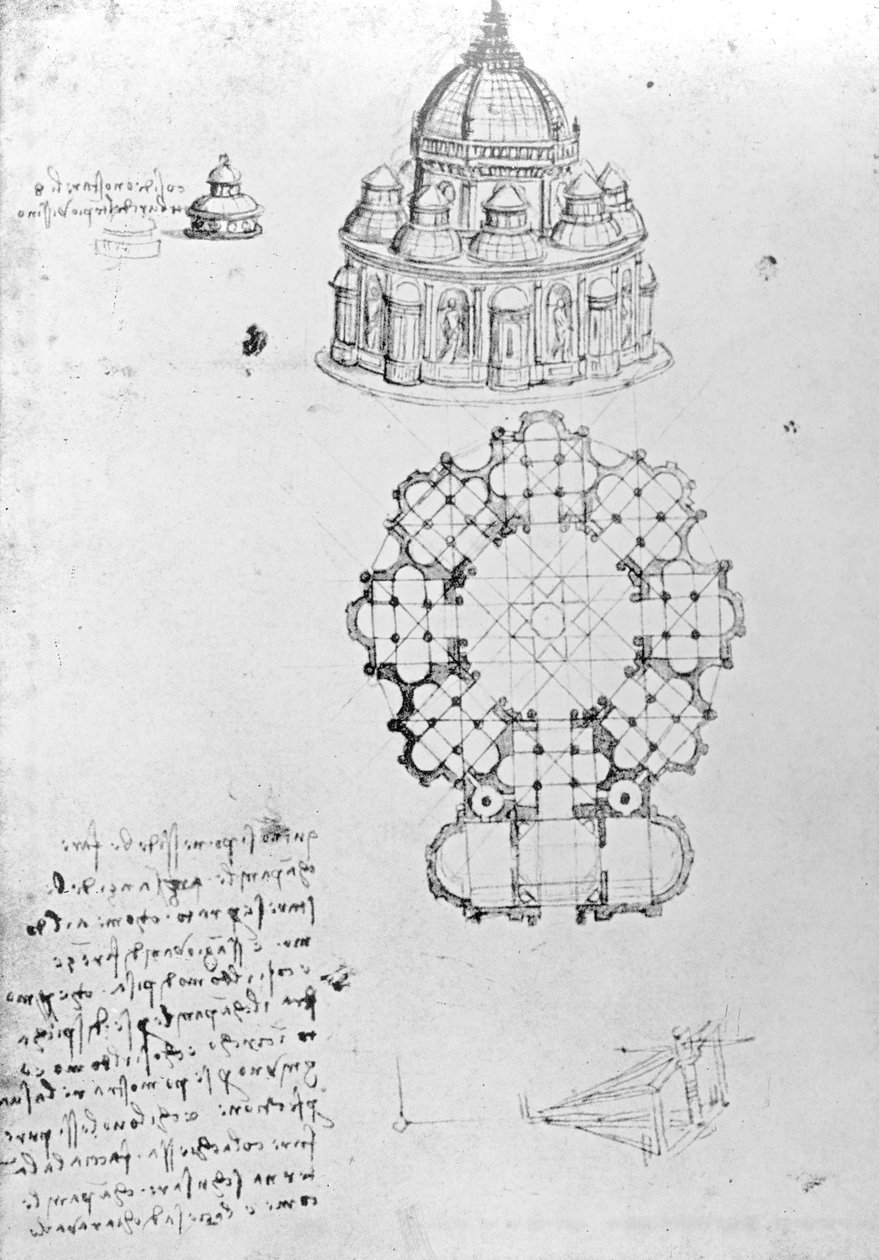 Merkezi kilise ve deniz mühendisliği, Fol. Codex Ashburnham