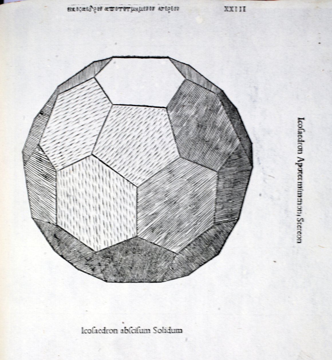 Icosaedron katı kesilmiş, Luca Pacioli