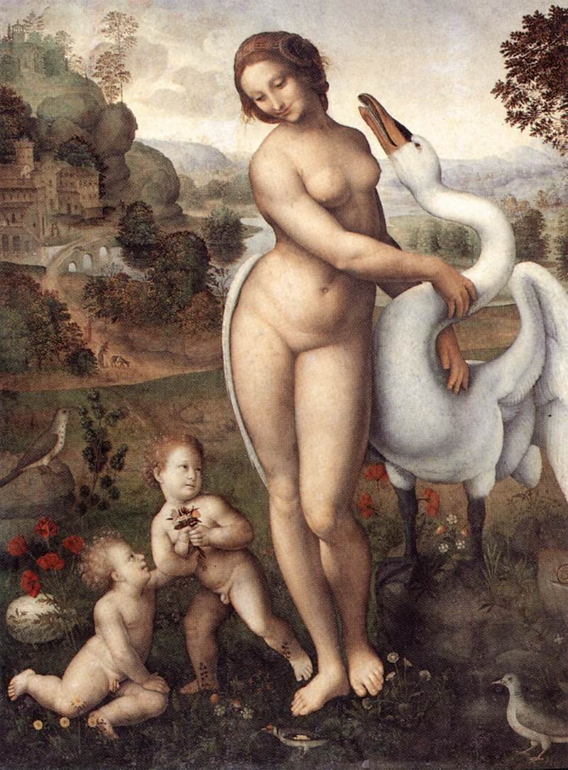Leda ve Kuğu by Leonardo da Vinci