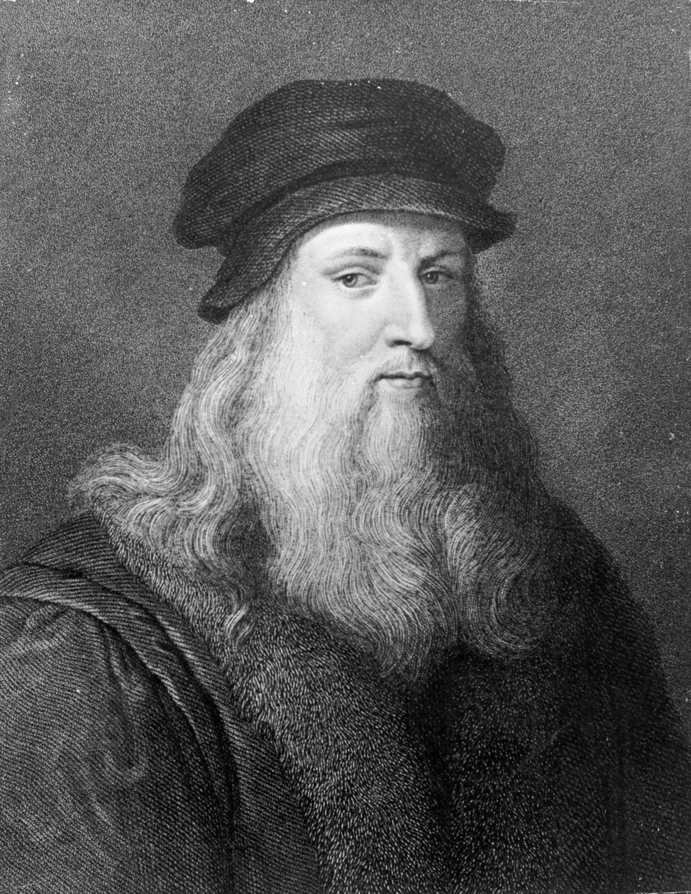 Leonardo da Vinci, engraved by Raphael Morghen, 1817   by Leonardo da Vinci