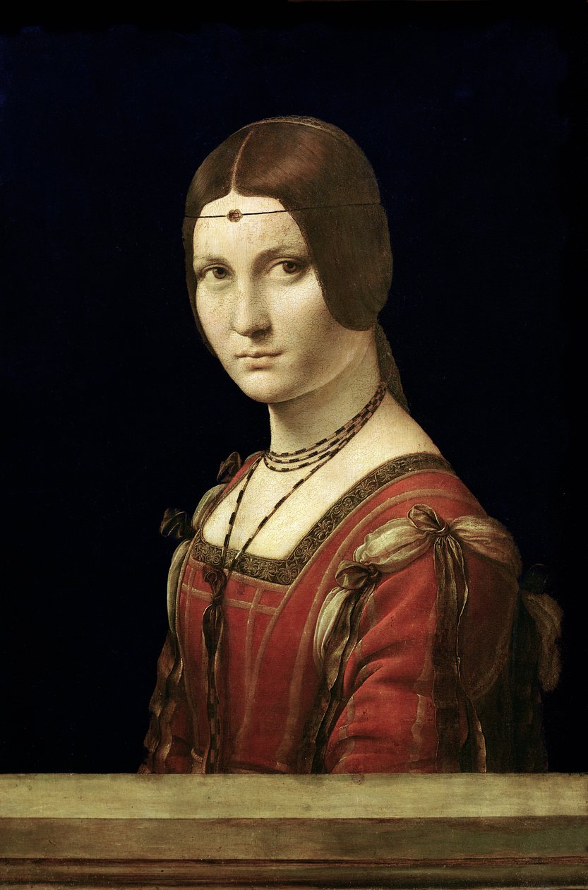 Milano Sarayından Bir Hanımefendinin Portresi, c.1490-95 by Leonardo da Vinci