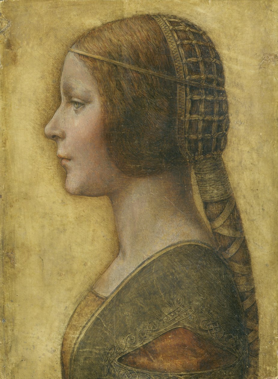 Genç Nişanlının Profili by Leonardo da Vinci