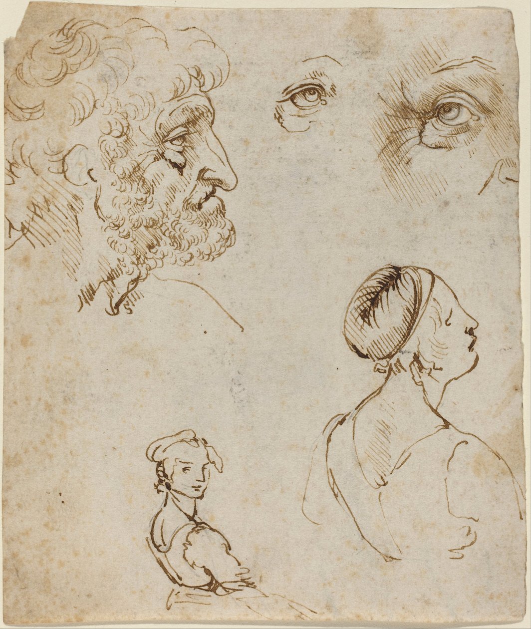 Çalışma Sayfası (rekto) by Leonardo da Vinci