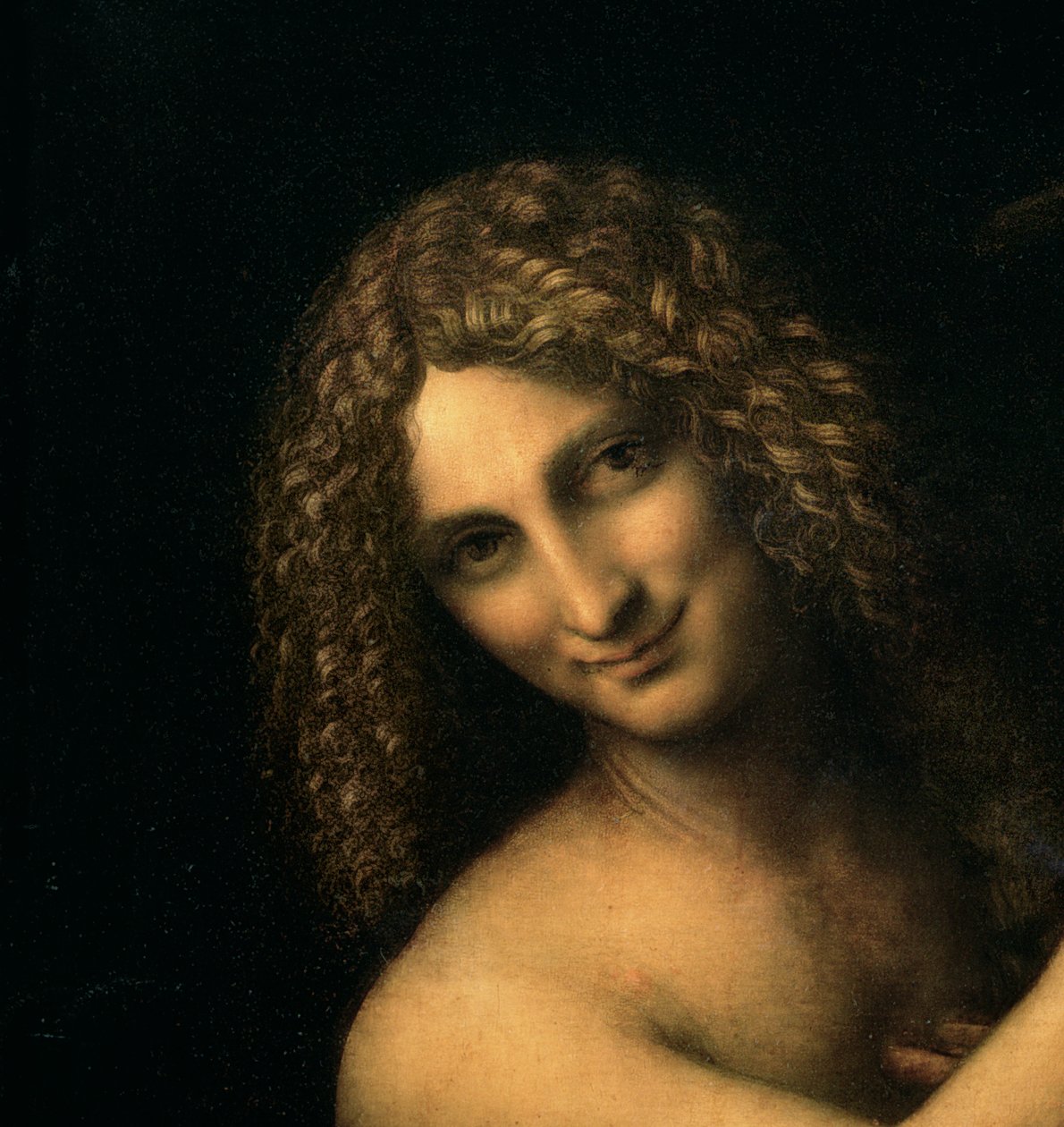 Vaftizci Yahya, 1513-16 by Leonardo da Vinci