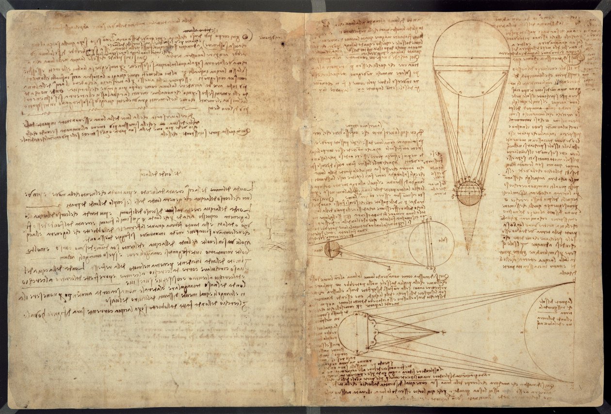 Ayın Aydınlanması Çalışmaları, Codex Leicester