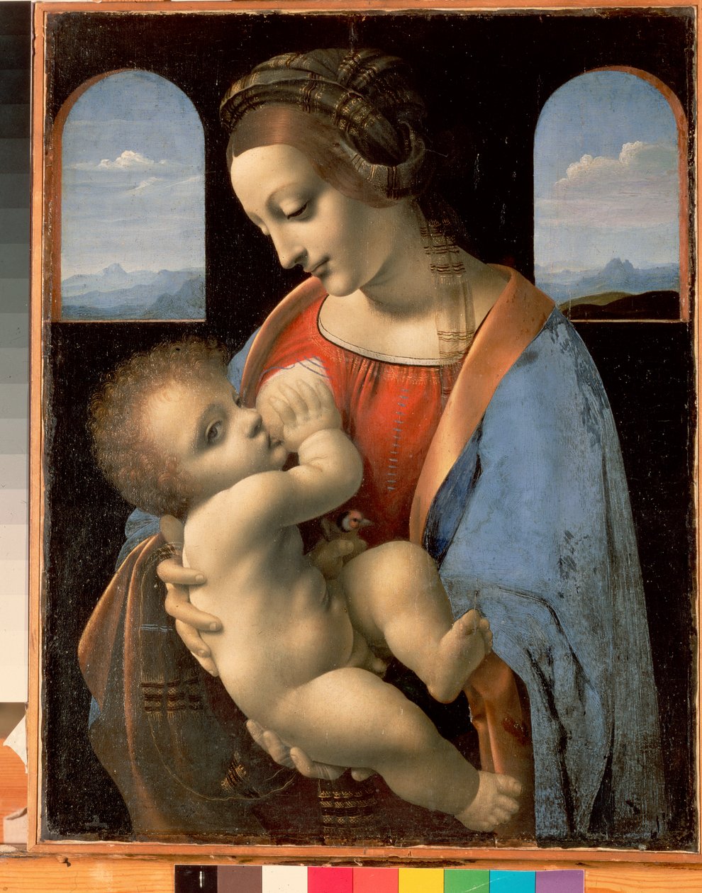 Madonna ve Çocuk (Litta Madonna) by Leonardo da Vinci