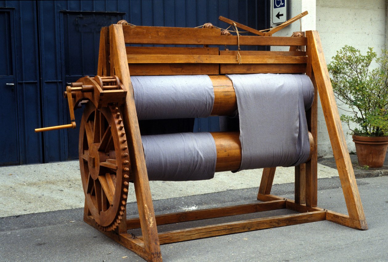 Yün tezgahı. Leonardo da Vinci
