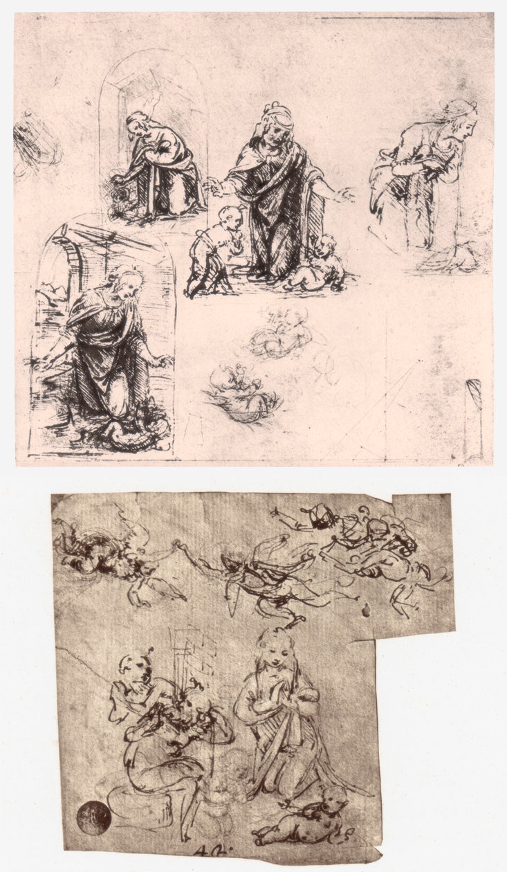 Çocuğun Hayranlığı, c1483 by Leonardo da Vinci