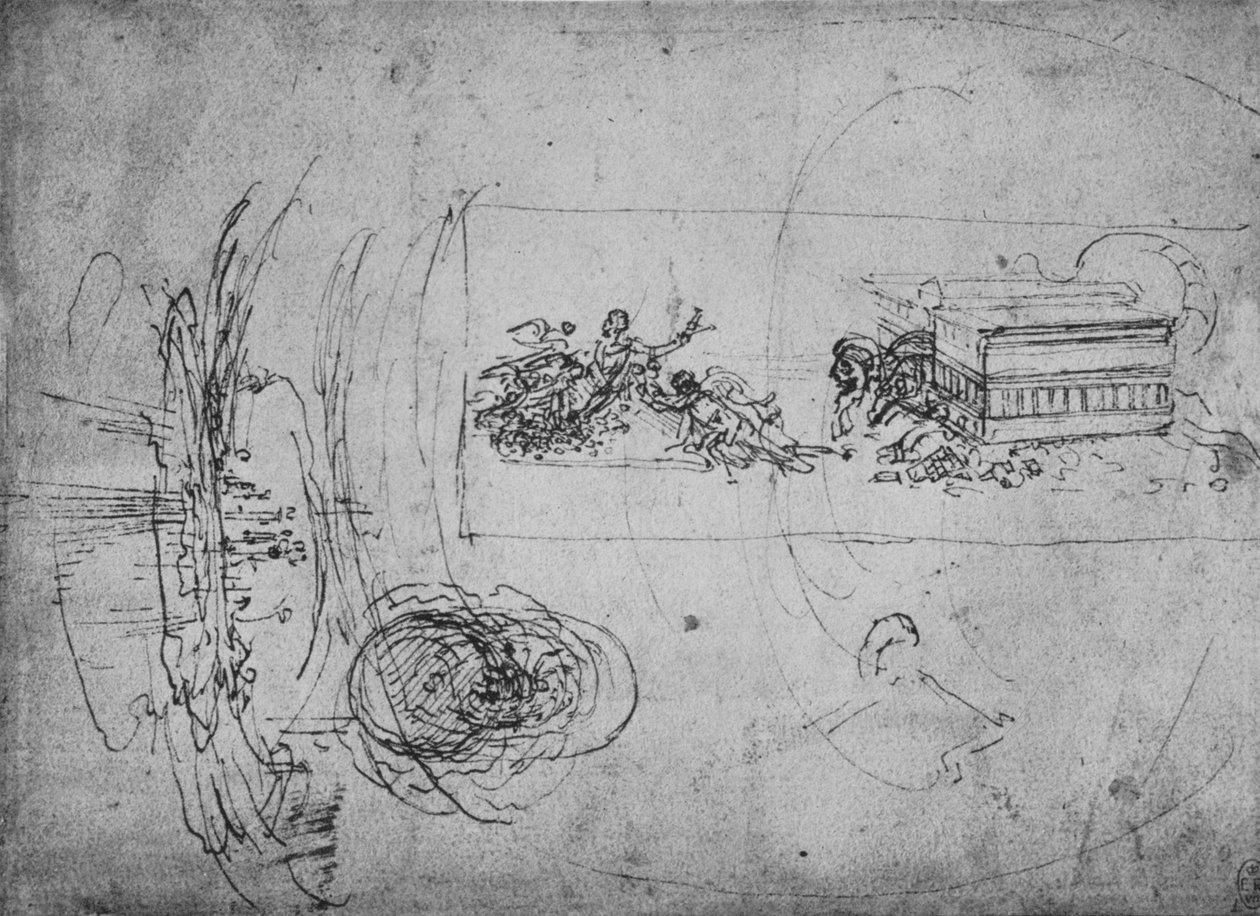 Alegorik Temsil, c1480 1945 by Leonardo da Vinci