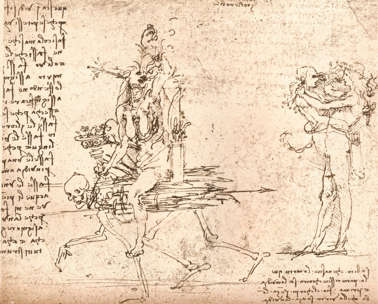 Alegorik kompozisyon, c1472-c1519 1883 by Leonardo da Vinci