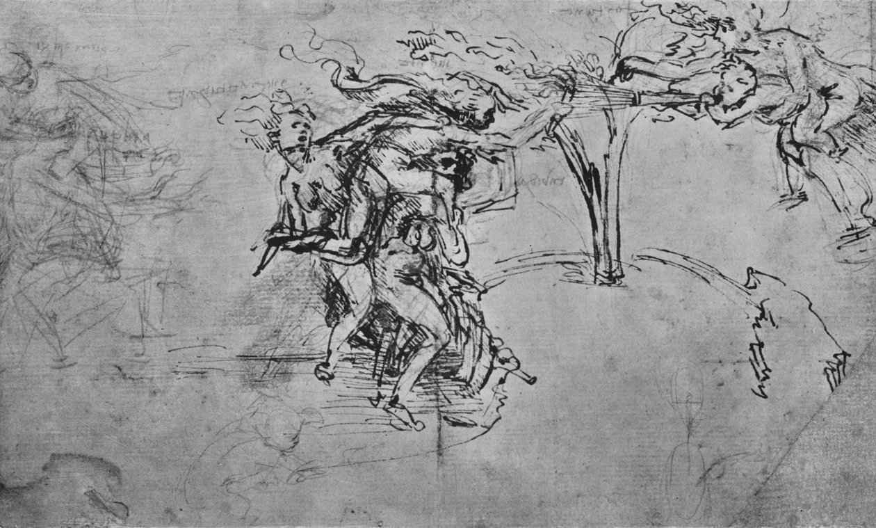 Nankörlük ve Kıskançlık Alegorisi, c1480 1945 by Leonardo da Vinci
