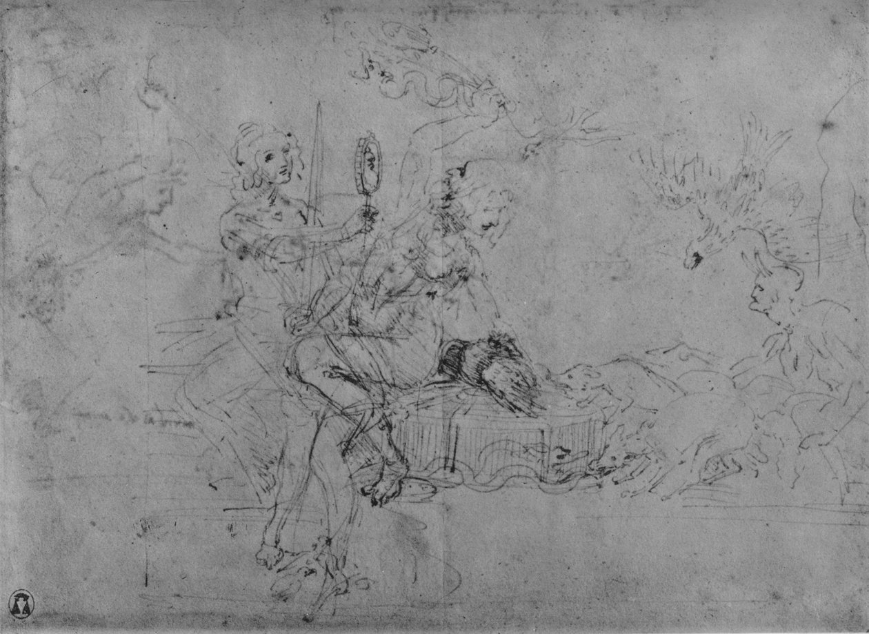 Bir Statecraft Alegorisi, c1480 1945 by Leonardo da Vinci